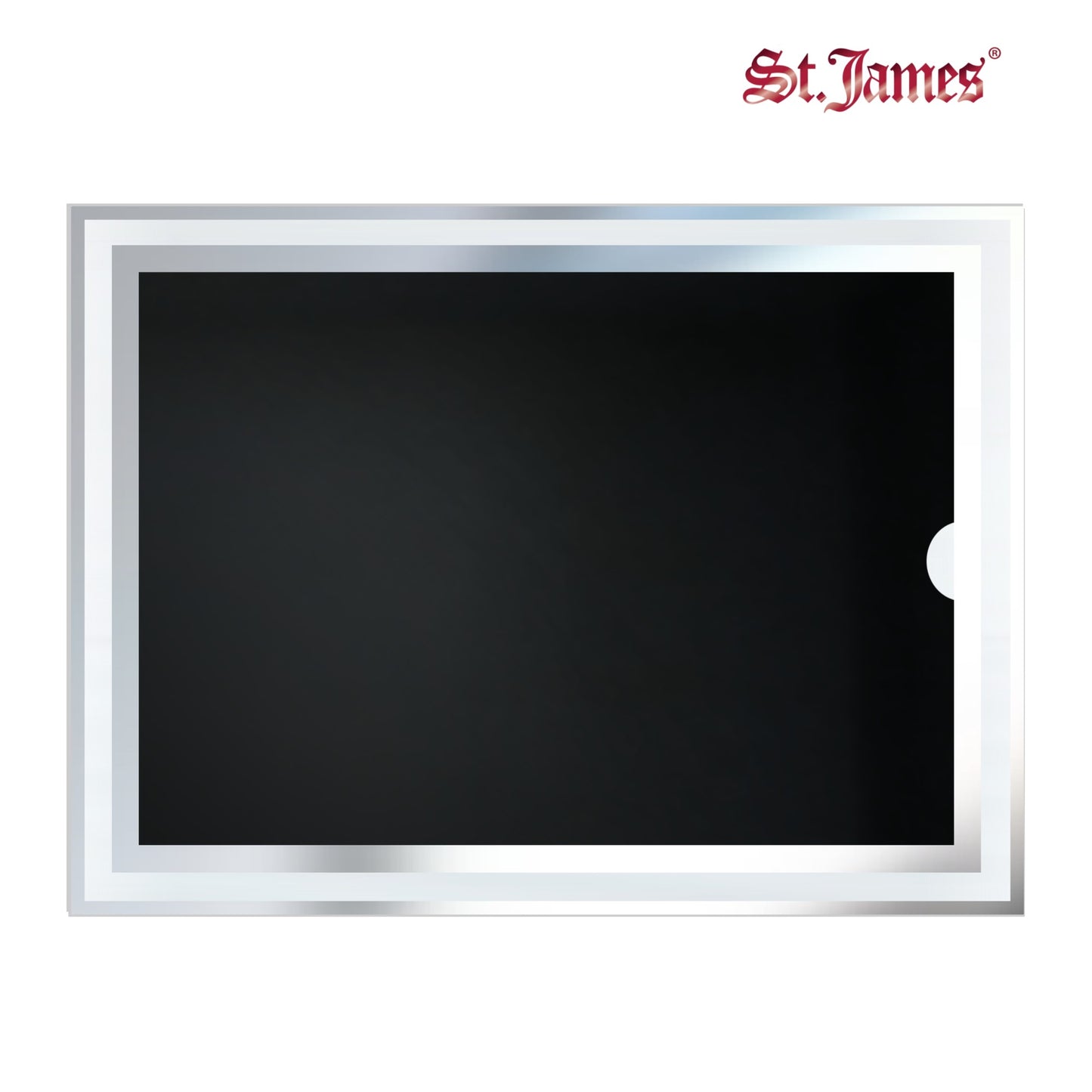 St. James® Certificate/Document/Diploma Glass Frame, 8.5x11", Clean Line Border, Silver Foil, Pack of 2, 83942