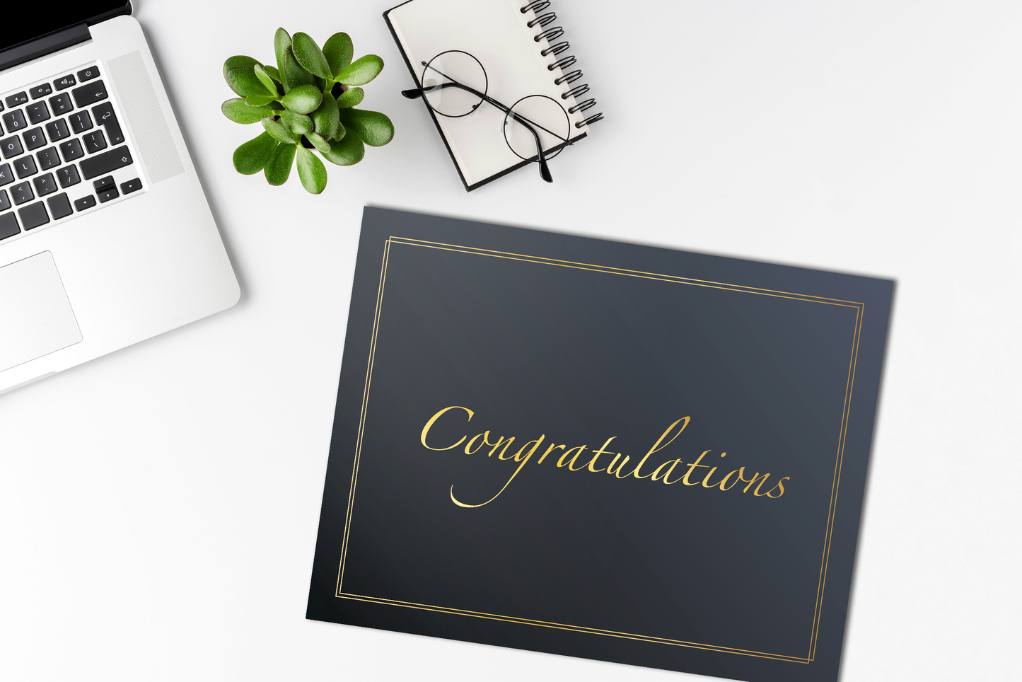 St. James® Congratulations Award Certificate Holders, Elegant Gold Foil Script, Fits 8.5 x 11" Documents, Black, Pack of 10, 94785