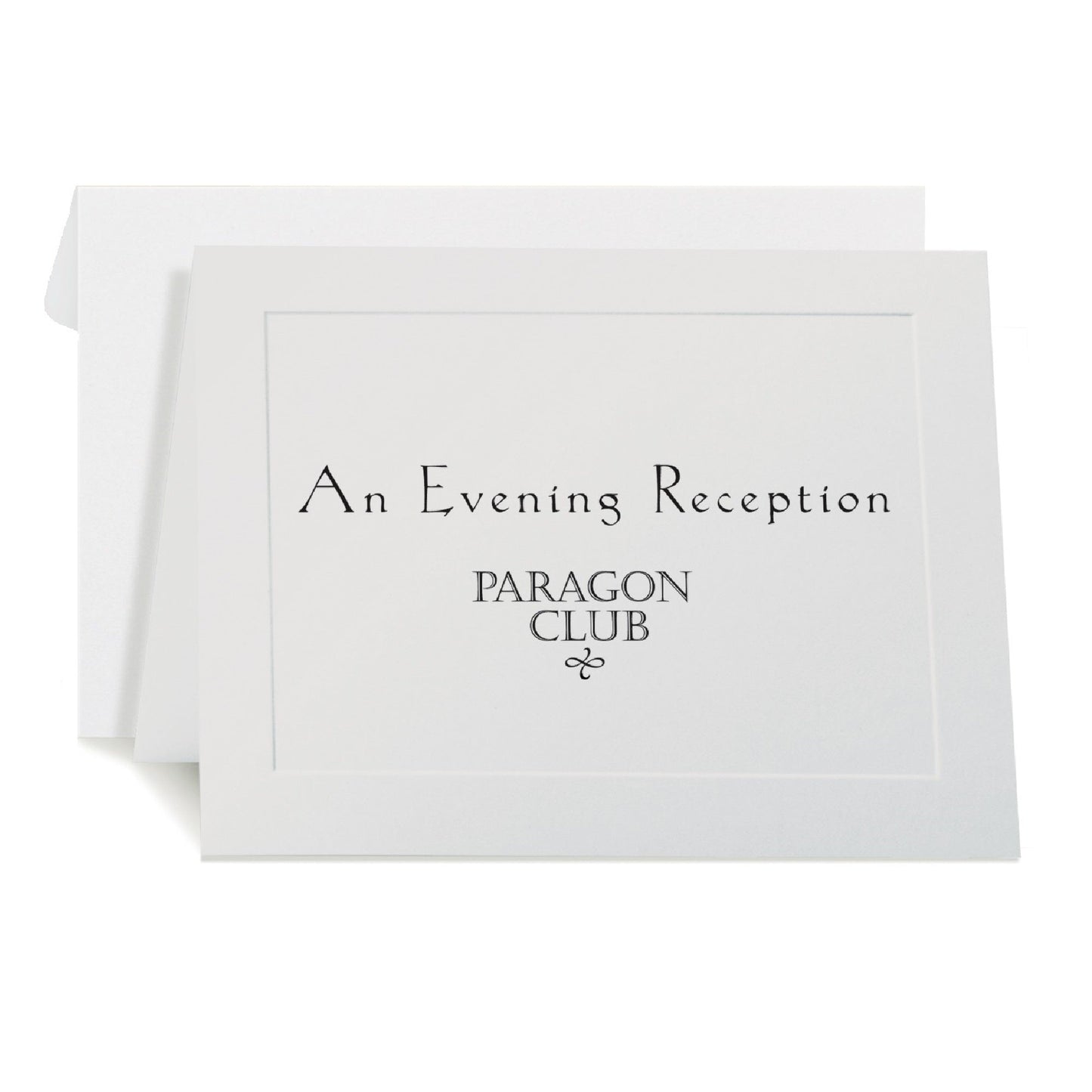 Cartes de correspondance en relief traditionnelles St. James® Overtures®, blanc, 40 ensembles, 71020