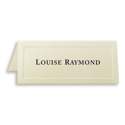 St. James® Overtures® Marque-places traditionnels en relief, ivoire, paquet de 60, 71414