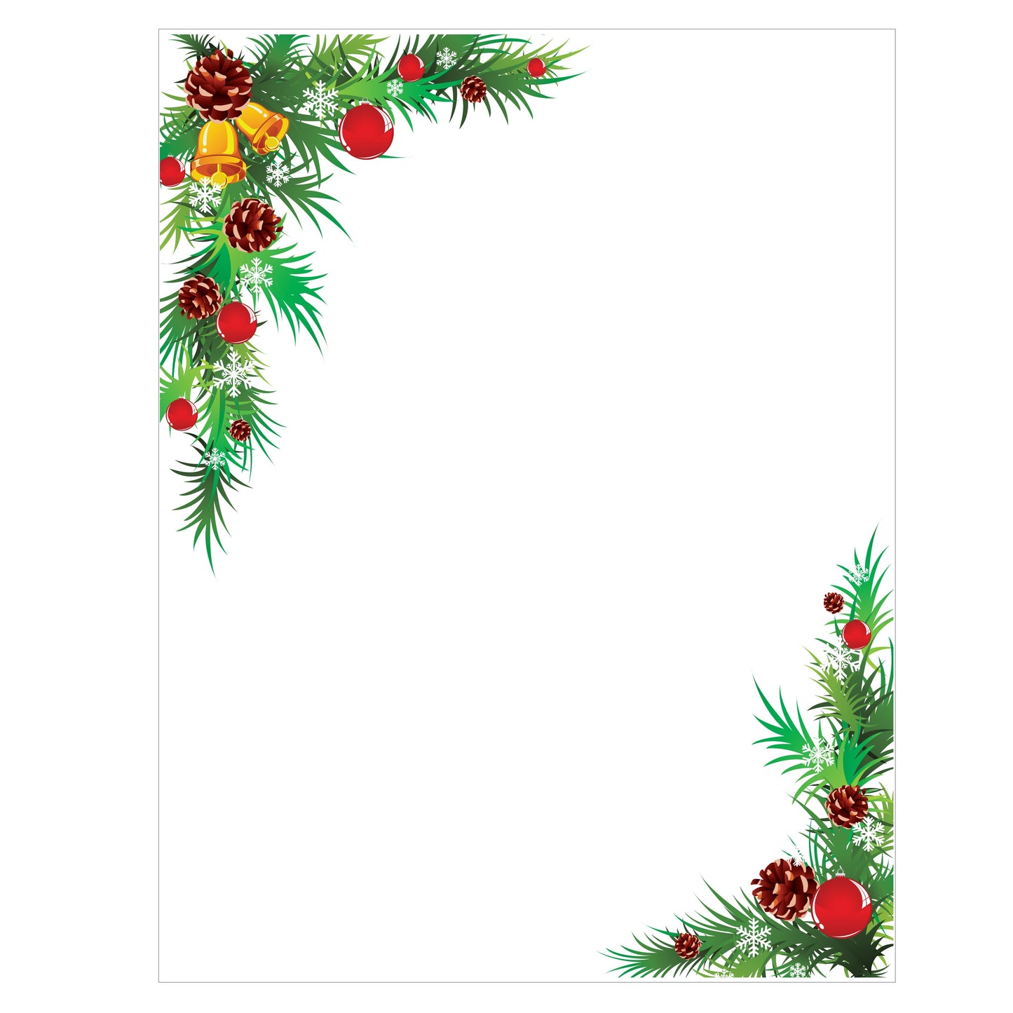 Collection des Fêtes St. James®, Couronne des Fêtes, 8,5 x 11", 24 lb, 25 feuilles/paquet, 88075