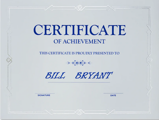 Certificate Customization 012