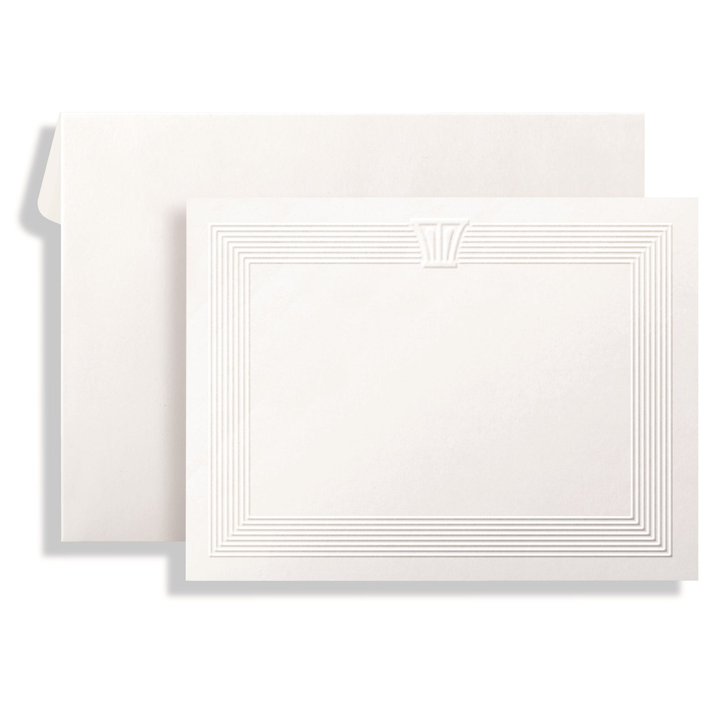 Cartes-réponses St. James® Overtures®, gaufrage majuscule, blanc, 40 ensembles, 71018