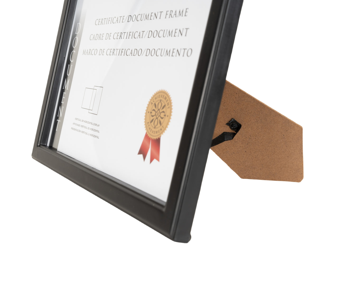 St. James® Certificate/Document/Diploma Frame, 8.5x11", Black, 83913