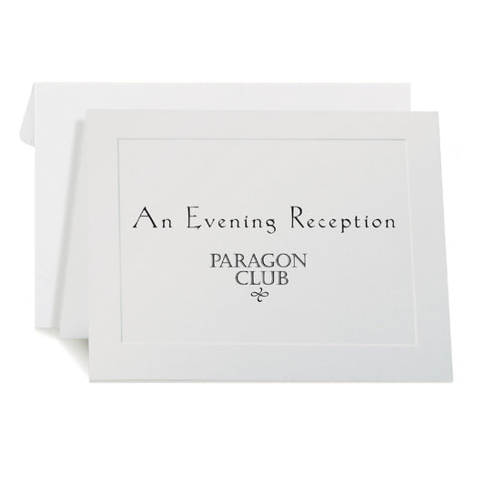 St. James® Overtures® Traditional Embossed Note Cards, White, 40 sets, 71020