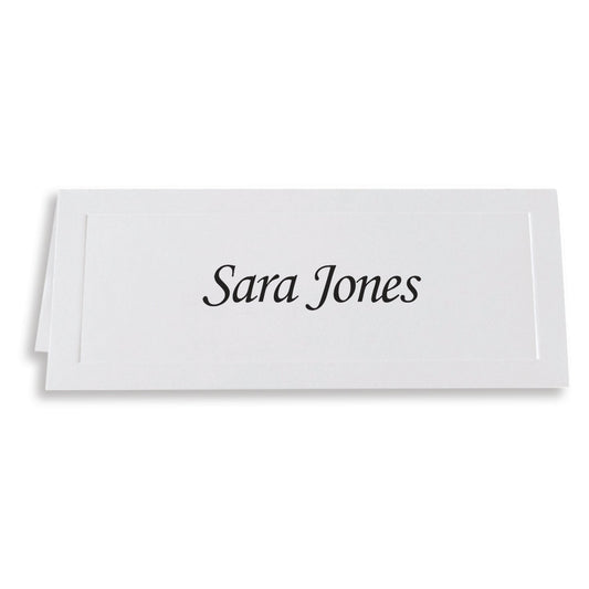 St. James® Overtures® Marque-places traditionnels en relief, blanc, paquet de 60, 71413