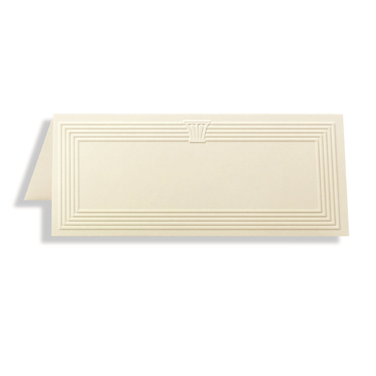 St. James® Overtures® Capital Embossed Place Cards, Ivory, Fold to 1¾ x 4¼", Pack of 1500, 75519